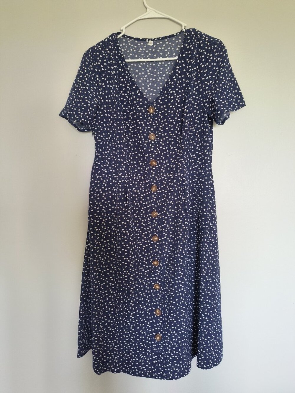 Navy blue and white Dress